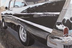 $110 '57 Chevy 9"X12"