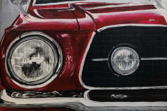 $110 Mustang in Red "12x'12