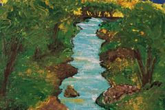 $75 Down River 6"X6"
