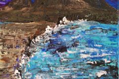 $75 Crashing Waves 6"X6"