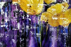 Poppies in the Rain